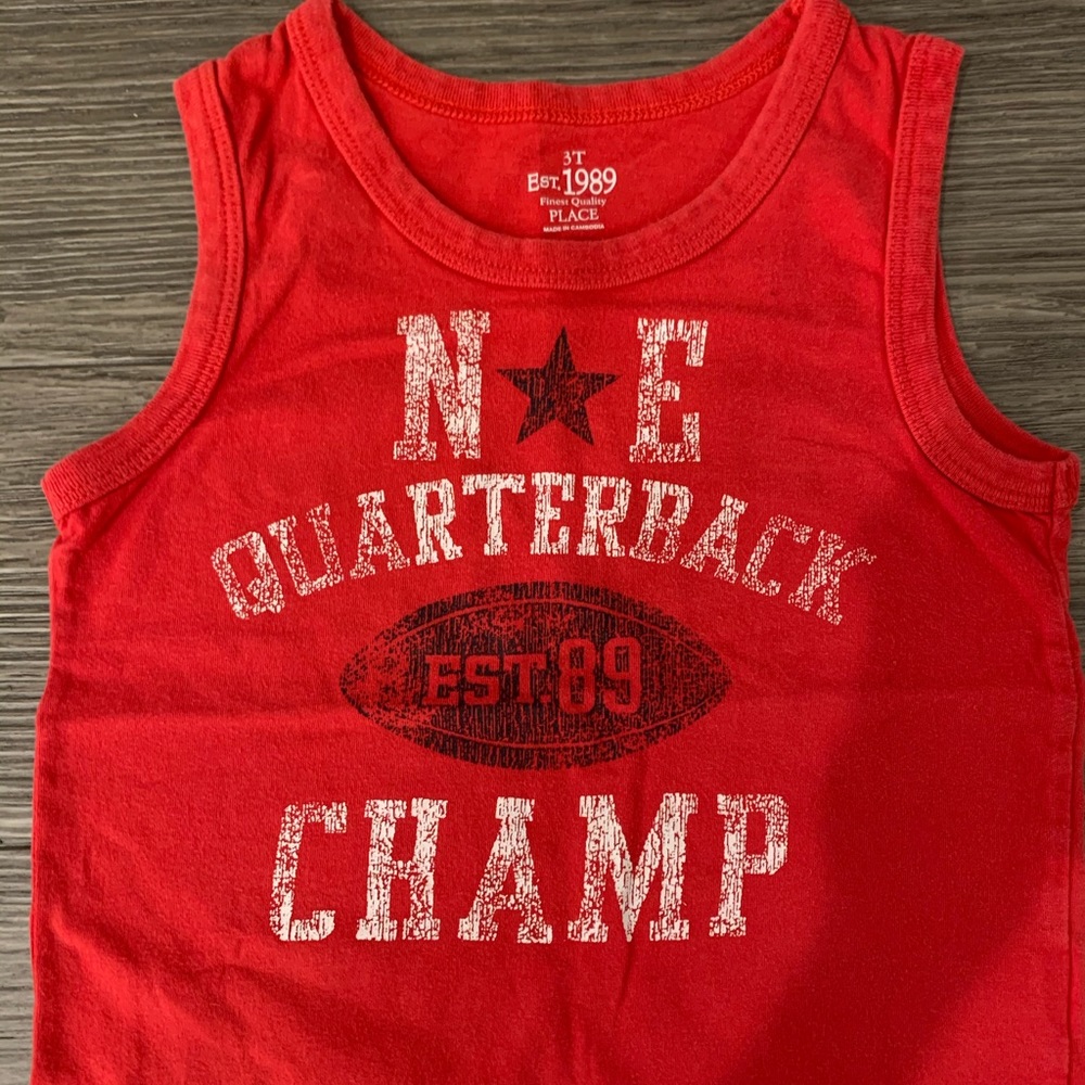 Boys Red Children’s Place Muscle Tank Size 3T